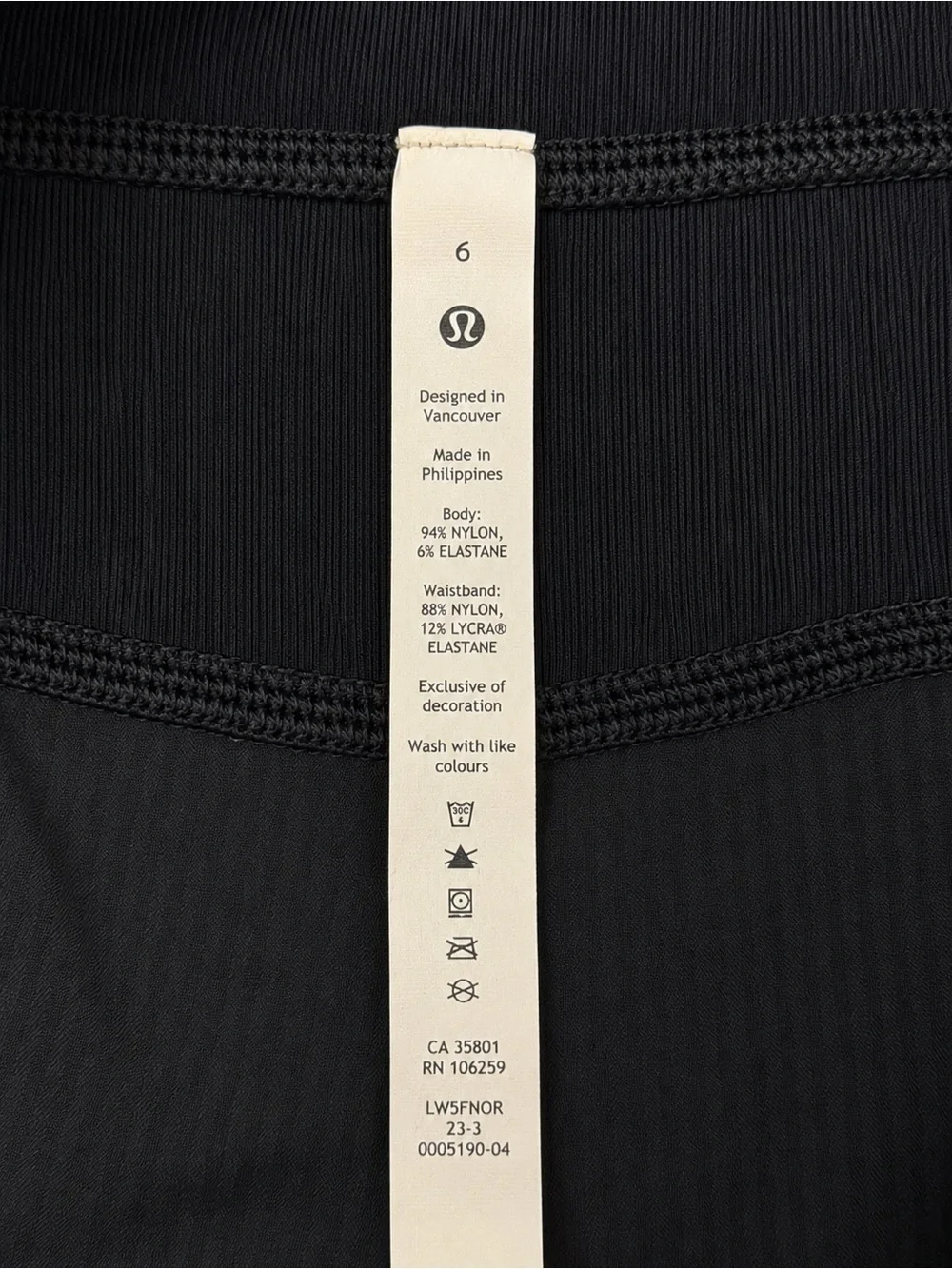 Lululemon Dance Studio Jogger Black Adjustable Hem Pants